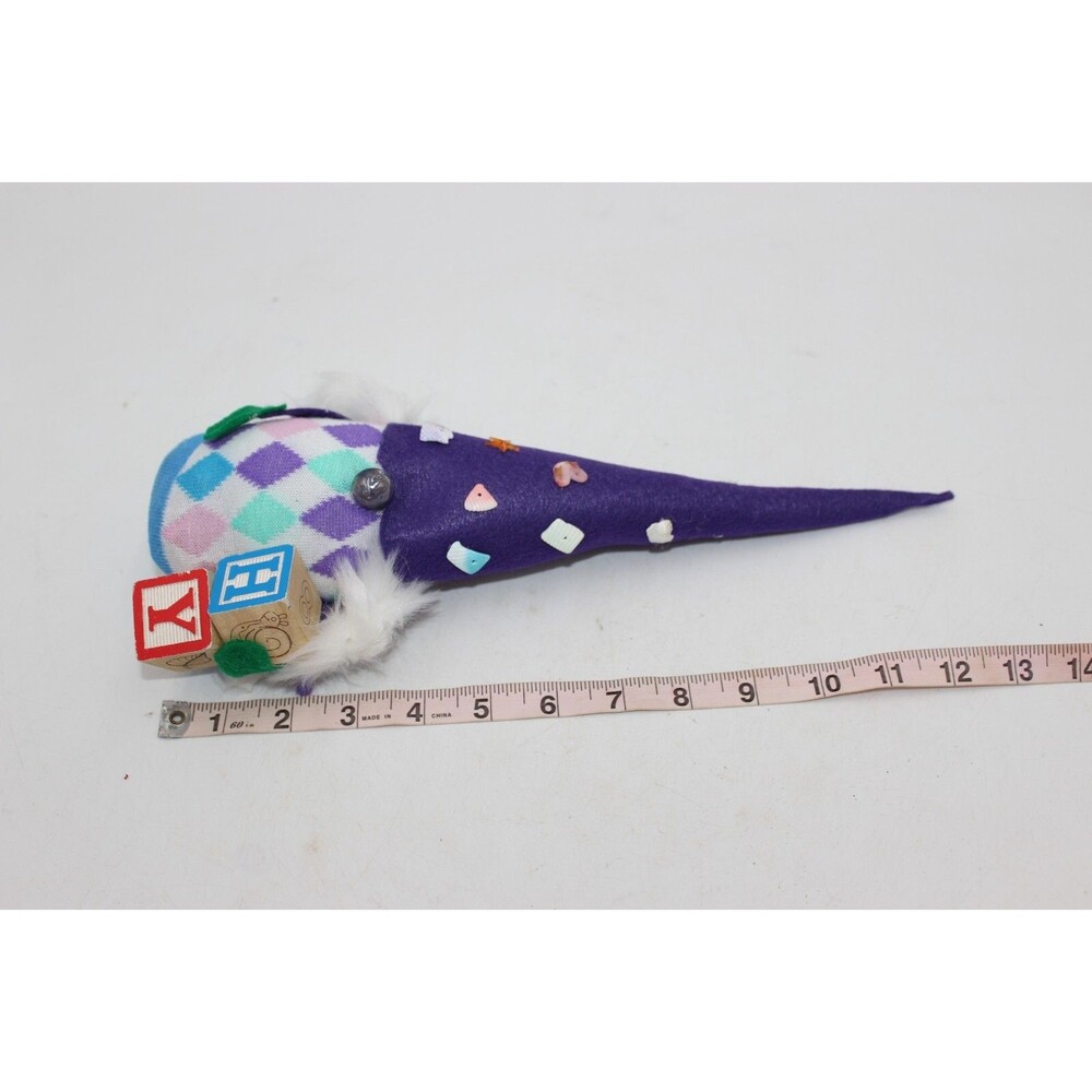 Nursery Guardian Gnome Plush Handmade Scandinavian Swedish Tomte New Baby Shower - Picture 4 of 5